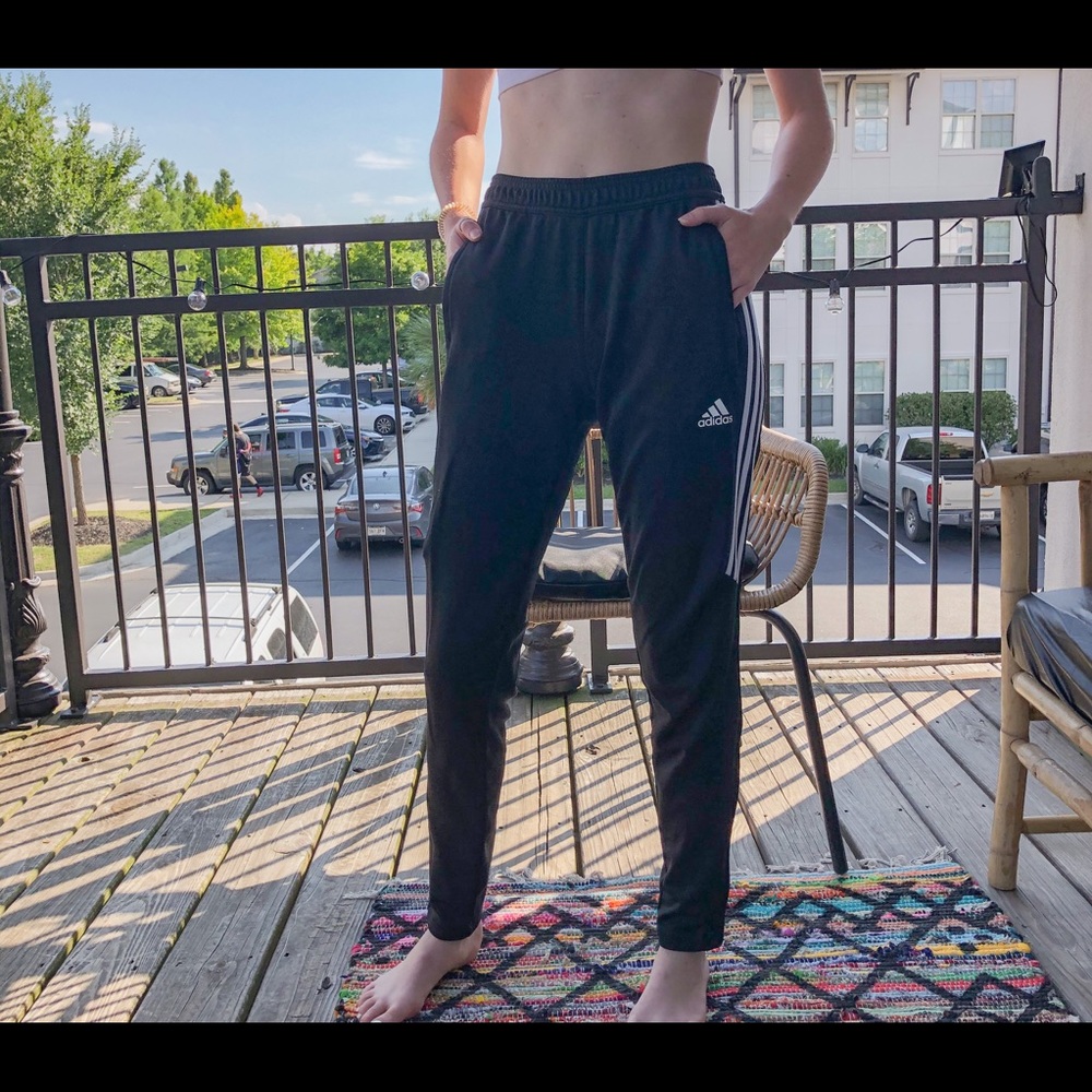 Adidas side stripe joggers
